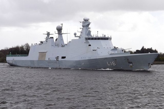 Danish warship Absalon, April 29, 2013