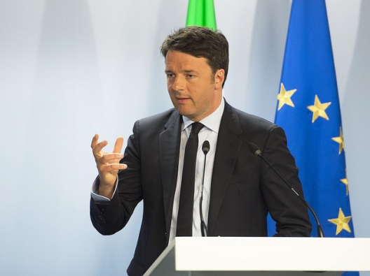 Italian Prime Minister Matteo Renzi, April 23, 2015