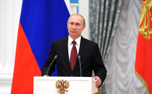 Russian President Vladimir Putin, May 1, 2015
