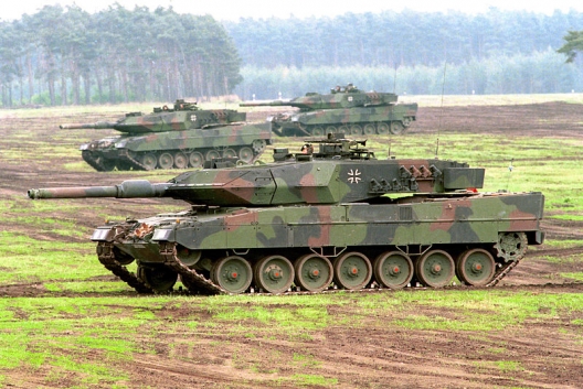 German Leopard tanks, Aug. 17, 2010