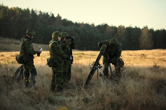 Estonian Defence League mortar platoon, Oct. 30, 2013