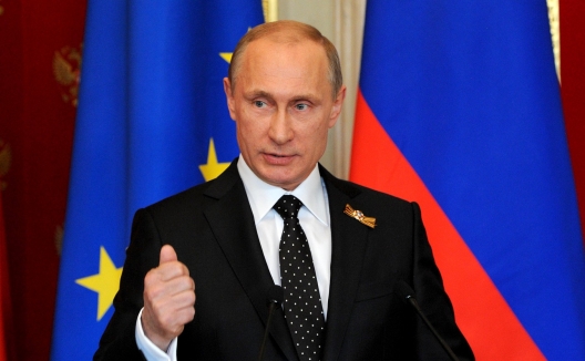 Russian President Vladimir Putin, May 10, 2015