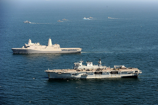 NATO ships participating in BALTOPS, June 8, 2015