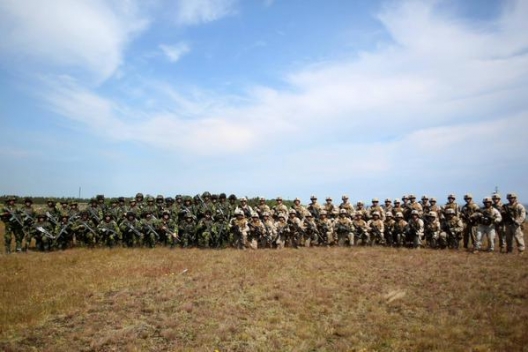 Marines from the US, UK, Sweden & Finland in Sweden for BALTOPS, June 16, 2015