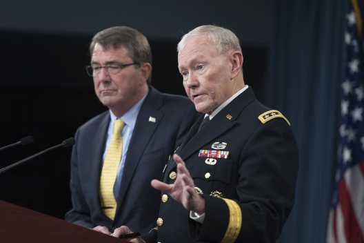 Secretary of Defense Ash Carter and Gen. Martin Dempsey, July 1, 2015