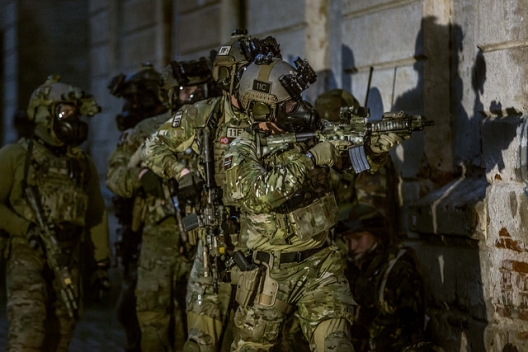 Norwegian special forces participating in NATO Flaming Sword Exercise, May 28, 2015