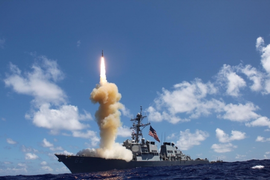 Missile defense test by the USS Fitzgerald, Oct. 24, 2012