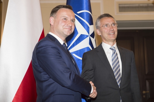 Polish President Andrzej Duda and Secretary General Jens Stoltenberg, June 18, 2015
