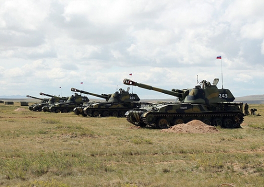 Russian military participating in SCO exercise, Augest 24-29, 2014