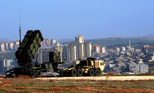 US Patriot missile unit near Gaziantep, Turkey, May 6, 2008