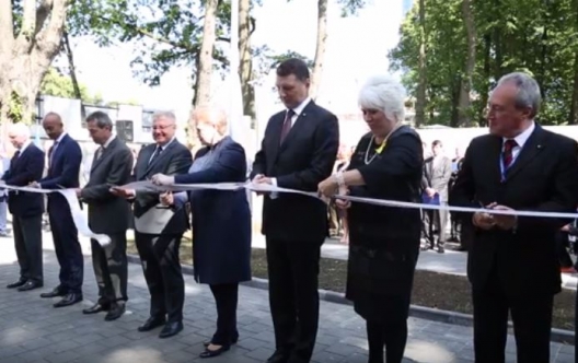 NATO leaders inaugurate new HQ for Strategic Communications Center of Excellence, August 20, 2015