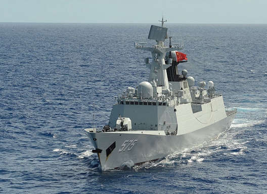 Chinese frigate Yueyang, July 25, 2014