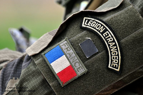 Soldier in the French Foreign Legion , Oct. 4, 2010