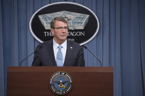 Secretary of Defense Ash Carter, Oct. 15, 2015