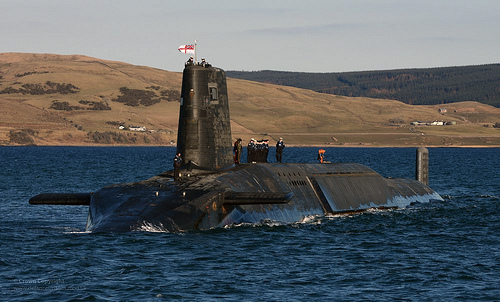 Trident Nuclear Submarine HMS Victorious, April 4, 2013