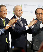 COP21 Fabius Hollande Ban 2015Feature  EOY2015