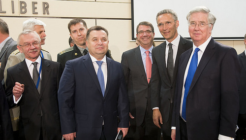 Defense ministers at meeting of NATO-Ukraine Commission, June 25, 2015