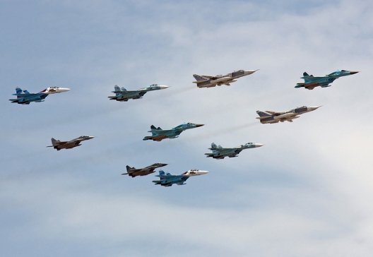 Russian military jets, May 9, 2010