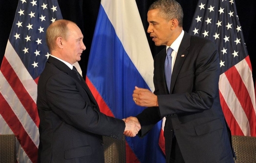 Russian President Vladimir Putin and President Barack Obama, June 18, 2012