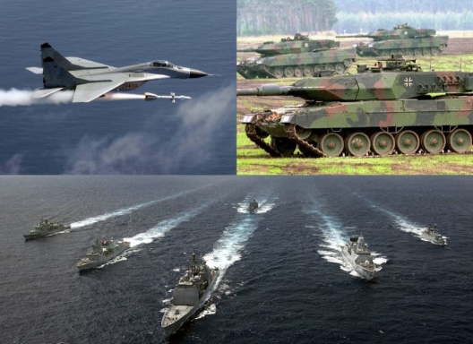 Photos: US Air Force, Bundeswehr, and US Navy