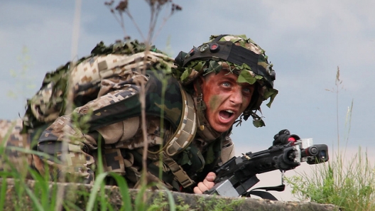 Latvian soldier participating in exercise Saber Strike, June 5, 2013