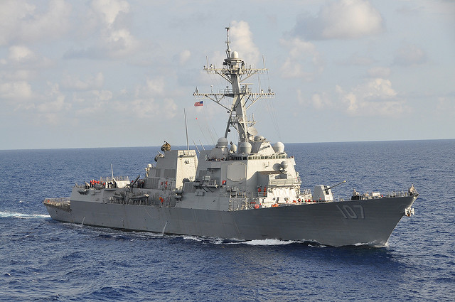 USS Gravely, Sept. 27, 2012 (photo:  Lt. Cmdr. Corey Barker/US Navy)