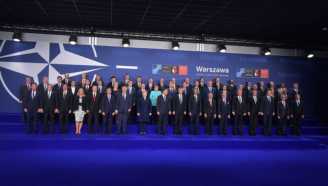 NATO Heads of State at Warsaw Summit, July 8, 2016 (photo: NATO)
