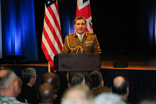 British General James Everard, March 12, 2015 (photo: Sgt. Lauren Buctha/US Army)