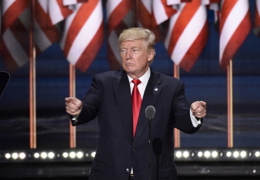 Donald Trump, July 21, 2016 (photo: Ida Mae Astute/ABC)