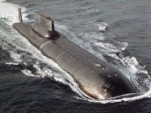 Russia Typhoon class submarine