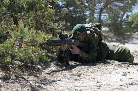 Swedish Marine participating in BALTOPS exercise, June 13, 2016