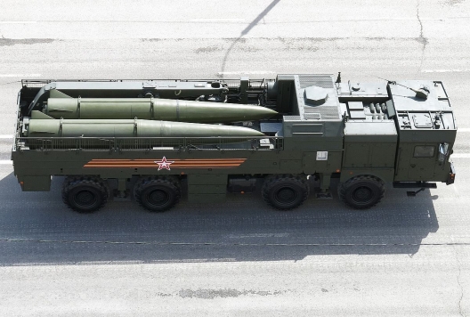 Transport loader for Iskander-M missile system, May 9, 2015