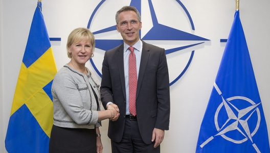 Foreign Minister Margot Wallstrom and Secretary General Jens Stoltenberg, March 16, 2015