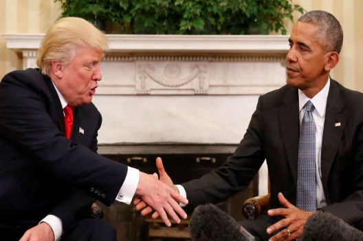 President Obama meets president-elect Trump