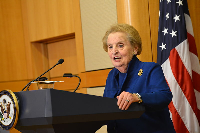 https://commons.wikimedia.org/wiki/File:Former_Secretary_of_State_Albright_Delivers_Remarks_at_Groundbreaking_Ceremony_of_the_U.S._Diplomacy_Center_(14943990640).jpg