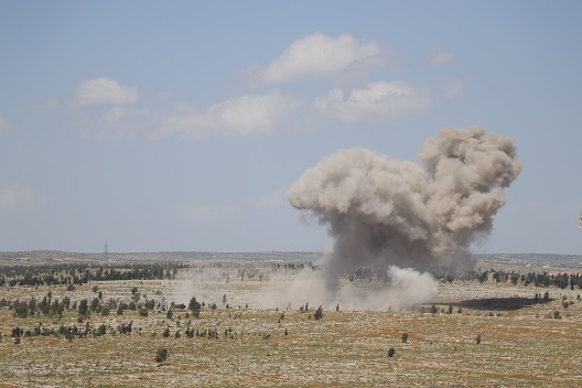 Barrel bomb photo article