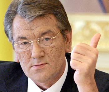 Council Hosts Ukrainian President Yushchenko