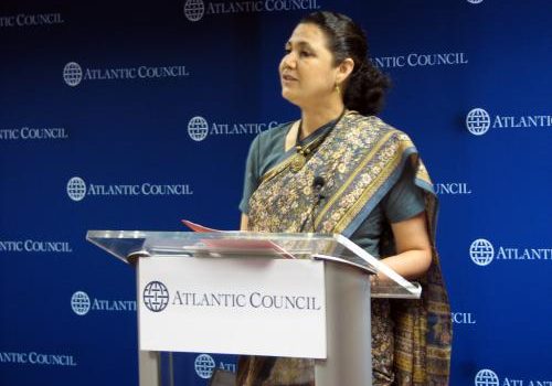 H.E. Meera Shankar Atlantic Council Photo
