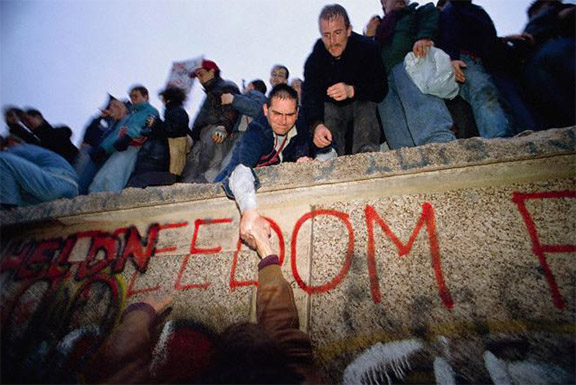 President George H.W. Bush on the Fall of the Berlin Wall