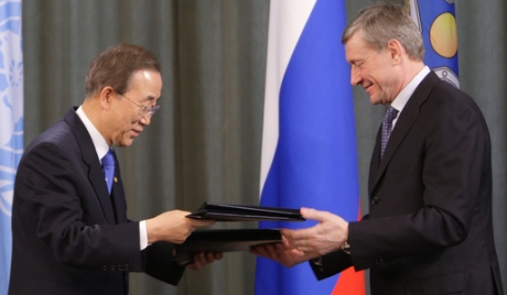 UN Signs Cooperation Deal with Russia’s Alternative to NATO