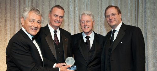 2010 Awards Dinner: Clinton, Bono, Ackermann, Abrial, Mattis
