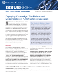 Reforming and Modernizing NATO Defense Education