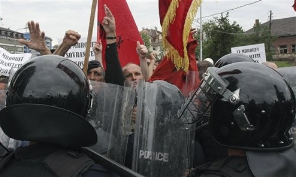 NATO, Police Fire Teargas at Protesters in Kosovo