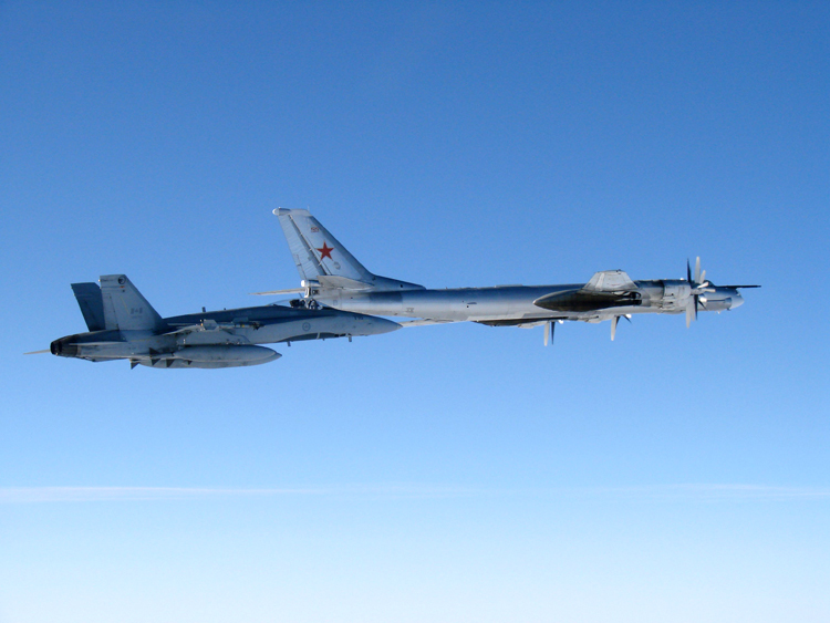 Canadian jets intercept Russian bombers