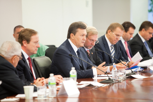 President Yanukovych Addresses Atlantic Council