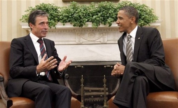 NATO Secretary General meeting with Obama and top US leaders today