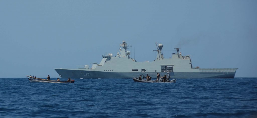 NATO Flagship ESBERN SNARE Disrupts Pirate Attacks