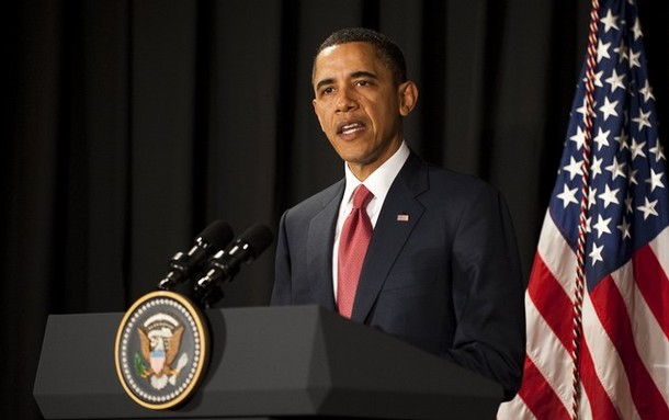 Obama’s announcement of military intervention in Libya