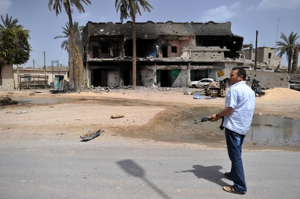 Reports of NATO airstrikes hitting Libyan rebels