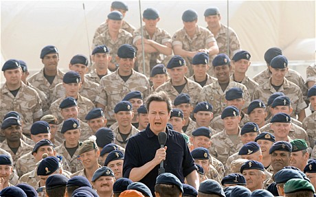 David Cameron: begin troop withdrawal from Afghanistan now
